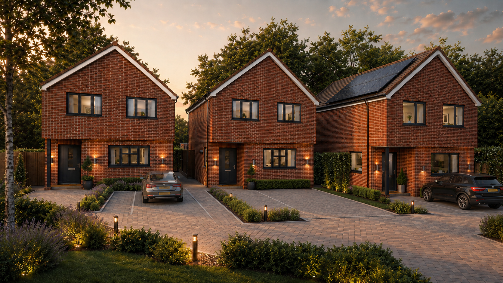 Exterior CGI of Beech Avenue, Sanderstead